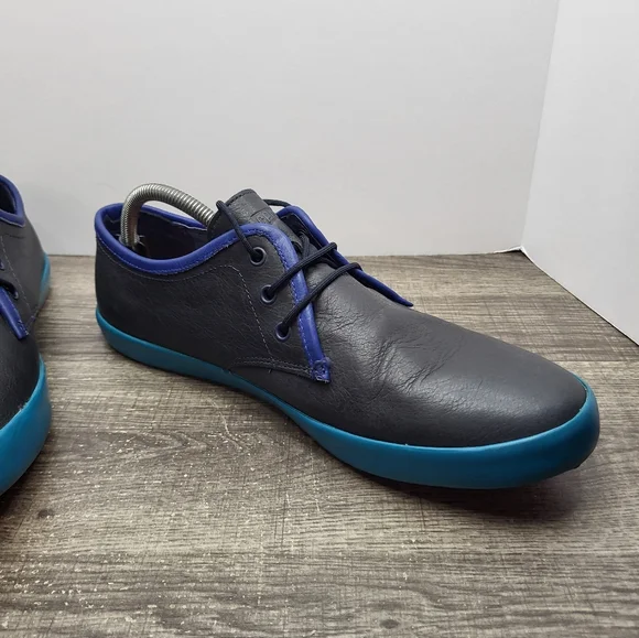 Camper Men's Pursuit Sneakers – Black Leather, EU 44 / US 11 - Picture 3 of 11